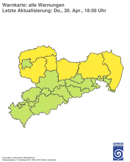 Aktuelle Wetterwarnungen für %region%