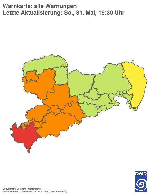 Aktuelle Wetterwarnungen für %region%