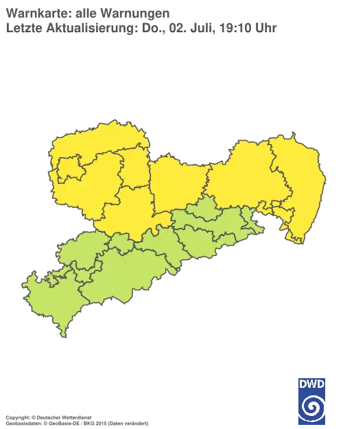 Aktuelle Wetterwarnungen für %region%