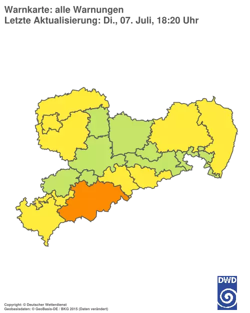Aktuelle Wetterwarnungen für %region%