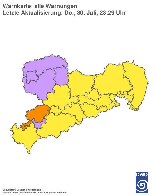 Aktuelle Wetterwarnungen für %region%
