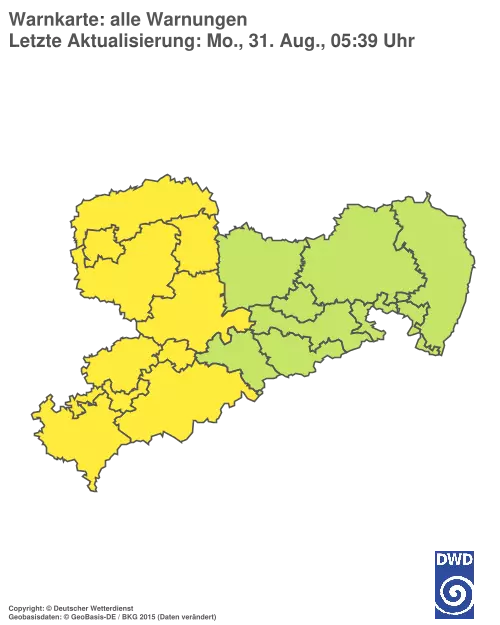 Aktuelle Wetterwarnungen für %region%